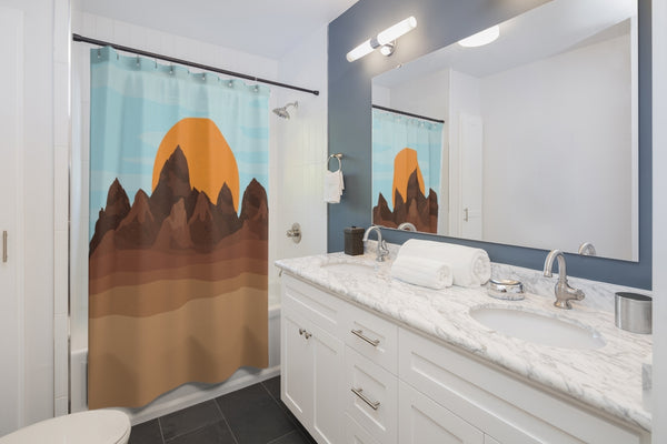 Shower Curtain, Midwest, Bathroom Decor - Dakoda Goods & Co.