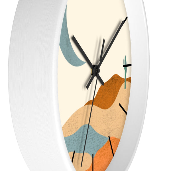 Wall Clock, Clocks, Desert, Organic Theme, Wooden Clock, Time, Wall Decor, Midwest, Wood, Plexiglass, Decor, Home Decor, Gifts - Dakoda Goods & Co.