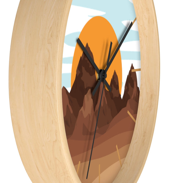 Sunrise Mountain Wall Clock - Dakoda Goods & Co.