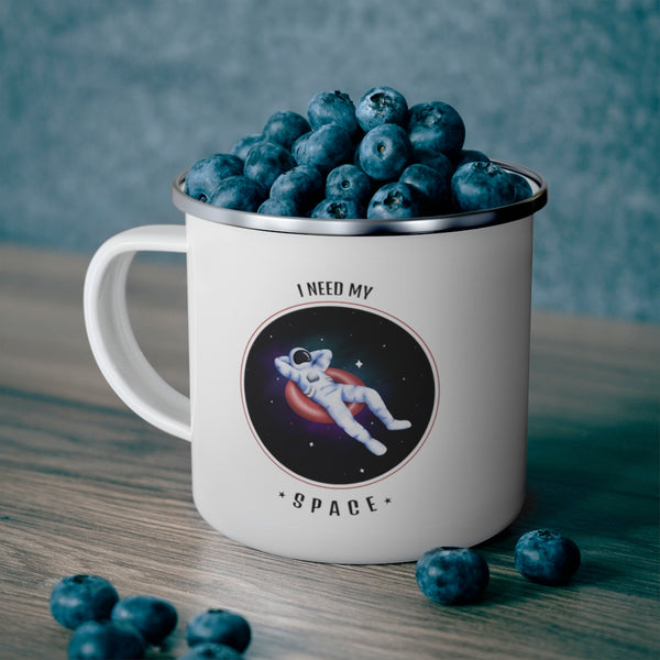 Camping Mug Funny Gifts Travel Enamel Camping Mug Coffee Mug Tea Mug I Need My Space Tea Mug Gifts - Dakoda Goods & Co.