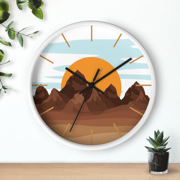 Sunrise Mountain Wall Clock - Dakoda Goods & Co.