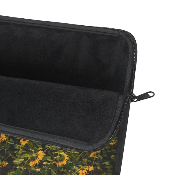 Laptop Sleeve Computer Case Sunflower Fields - Dakoda Goods & Co.