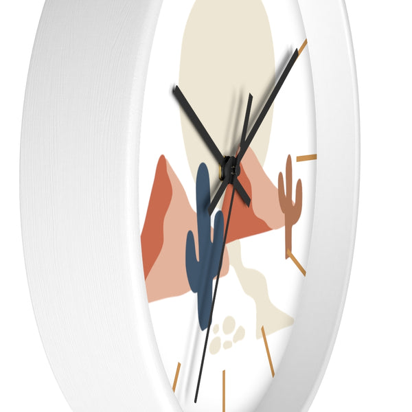 Wall Clock, Clocks, Midwest, Desert Theme, Wooden Clock, Time, Wall Decor - Dakoda Goods & Co.