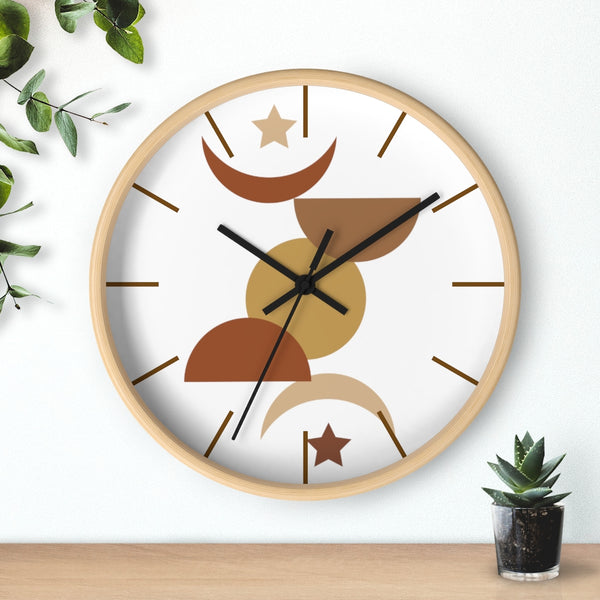 Wall Clock, Clocks, Desert, Organic Theme, Wooden Clock, Time, Wall Decor, Midwest, Wood, Plexiglass, Decor, Home Decor, Gifts - Dakoda Goods & Co.