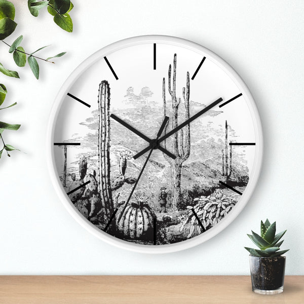 Wall Clock, Clocks, Midwest, Desert Theme, Wooden Clock, Time, Wall Decor - Dakoda Goods & Co.