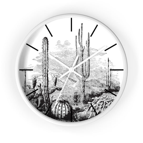 Wall Clock, Clocks, Midwest, Desert Theme, Wooden Clock, Time, Wall Decor - Dakoda Goods & Co.