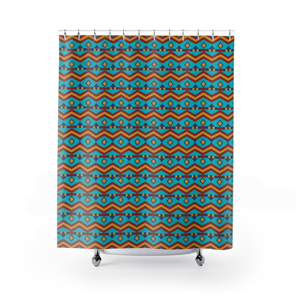 Southwestern Shower Curtain, Bathroom Decor - Dakoda Goods & Co.