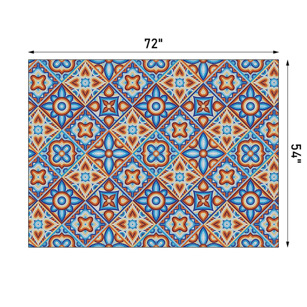 Tablecloth Mural Print Polyester Fade Resistant Table Cloth - Dakoda Goods & Co.