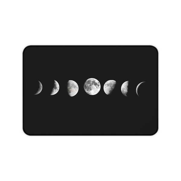Desk Mat, Office Accessories, Moon Phases, Celestial, Office Decor, Computer Accessories - Dakoda Goods & Co.