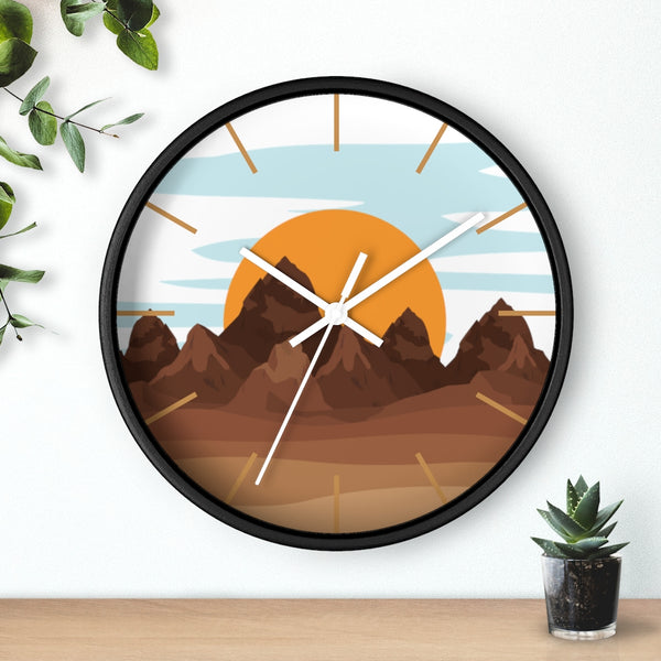 Sunrise Mountain Wall Clock - Dakoda Goods & Co.