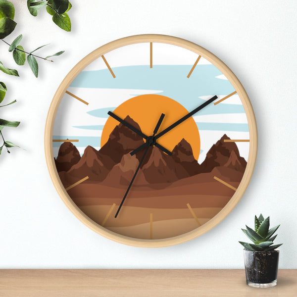 Sunrise Mountain Wall Clock - Dakoda Goods & Co.
