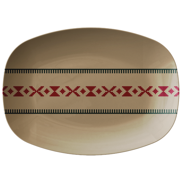 Sunset Canyon Serving Platter Plastic Platter for Serving