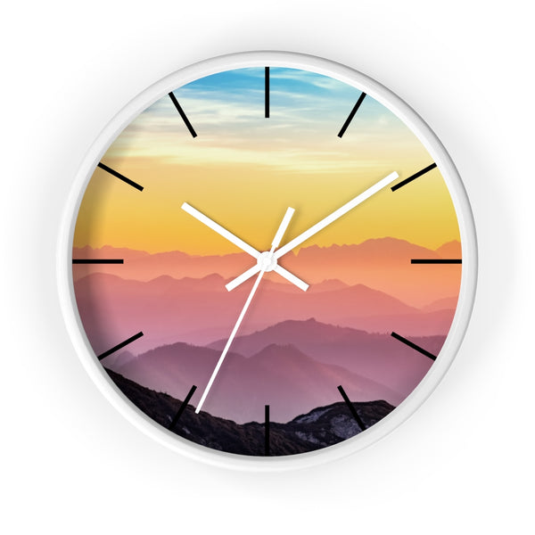 Wall clock | Scenic Wall Clock | Wooden Wall Clocks - Dakoda Goods & Co.
