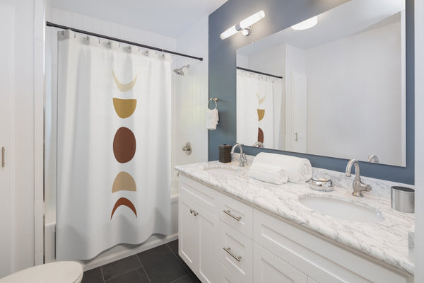 Moon Phases Shower Curtain - Dakoda Goods & Co.