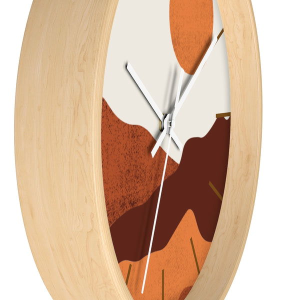 Wall Clock, Clocks, Midwest, Desert Theme, Wooden Clock, Time, Wall Decor - Dakoda Goods & Co.