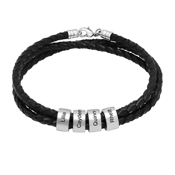 Black + Sliver Beads