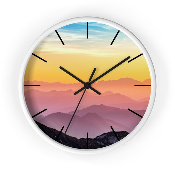 Wall clock | Scenic Wall Clock | Wooden Wall Clocks - Dakoda Goods & Co.