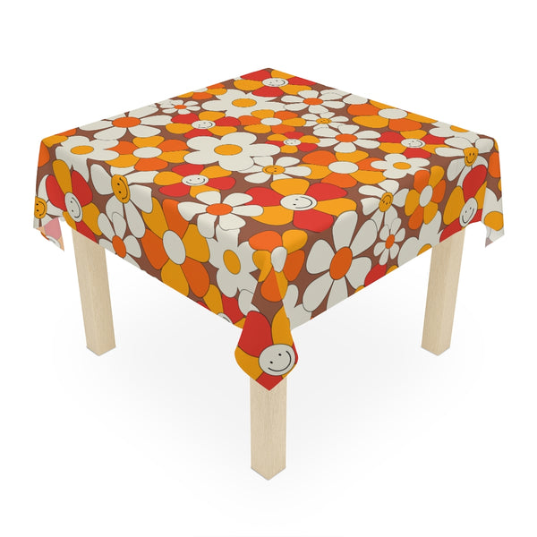 Groovy Floral Tablecloth