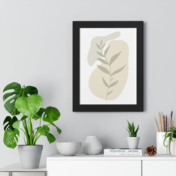 Modern Plant A Framed Vertical Poster
