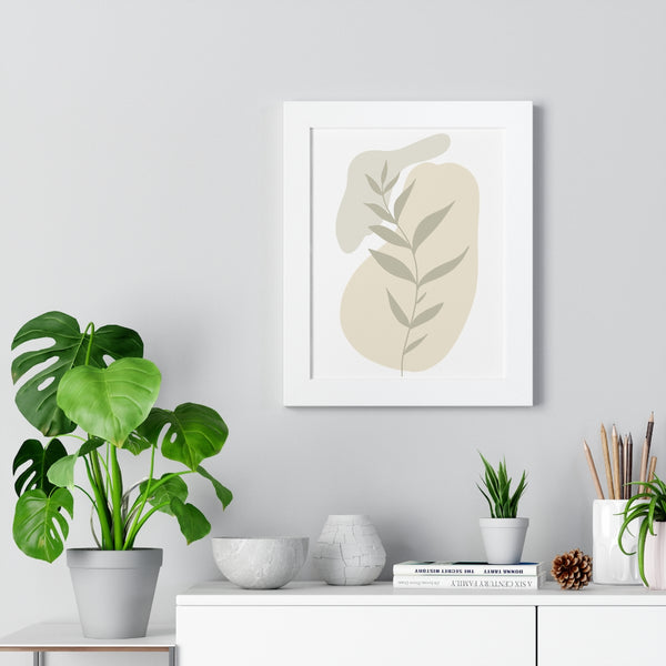 Modern Plant A Framed Vertical Poster