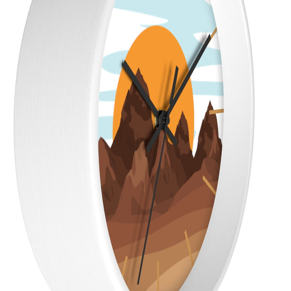 Sunrise Mountain Wall Clock - Dakoda Goods & Co.