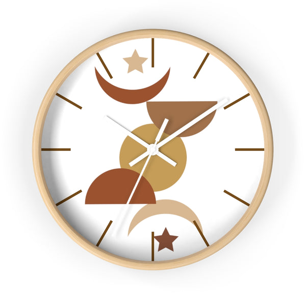 Wall Clock, Clocks, Desert, Organic Theme, Wooden Clock, Time, Wall Decor, Midwest, Wood, Plexiglass, Decor, Home Decor, Gifts - Dakoda Goods & Co.