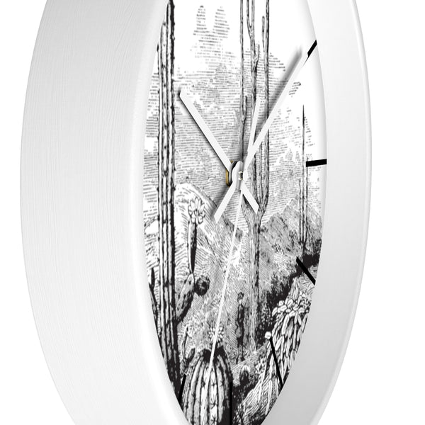 Wall Clock, Clocks, Midwest, Desert Theme, Wooden Clock, Time, Wall Decor - Dakoda Goods & Co.