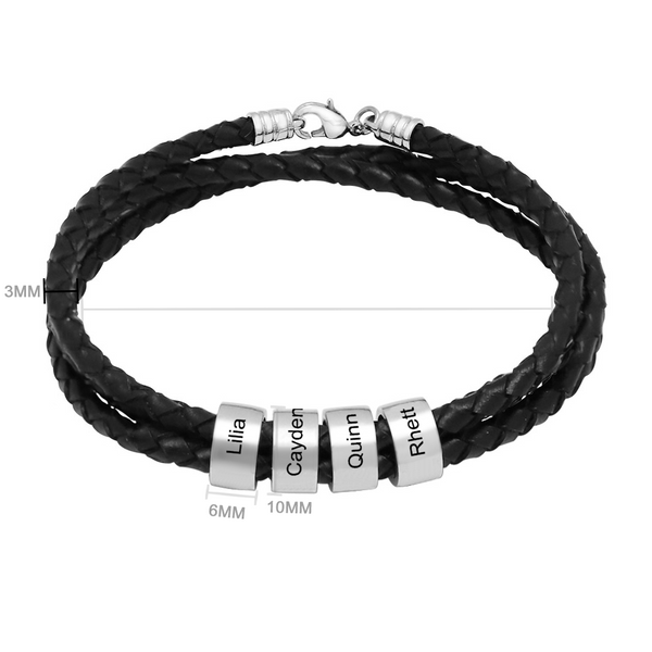 Black + Sliver Beads