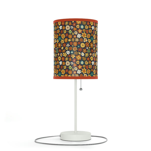 Table Lamp for Living Room Floral Decor Lighting for Bedroom Reading Lamp Home Decor Retro US|CA plug