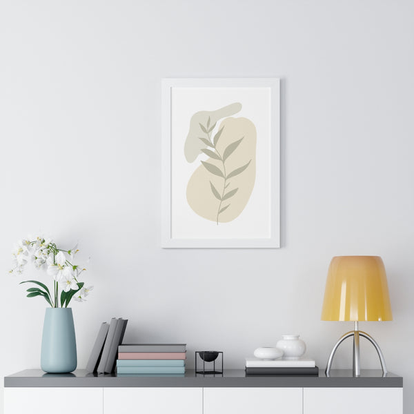 Modern Plant A Framed Vertical Poster
