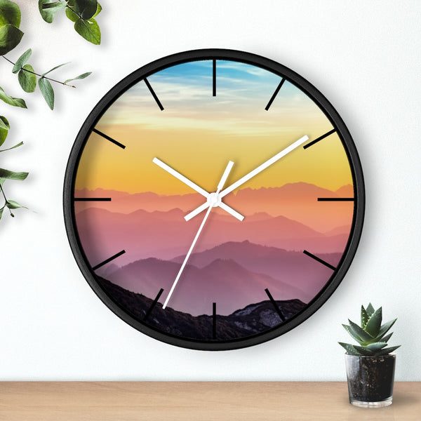 Wall clock | Scenic Wall Clock | Wooden Wall Clocks - Dakoda Goods & Co.