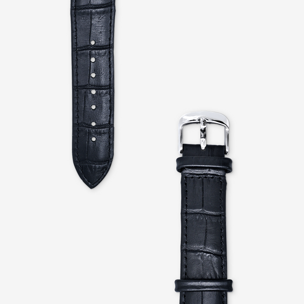 Watch Black Leather Midwest Scene Unisex Print Black Quartz Watch - Dakoda Goods & Co.