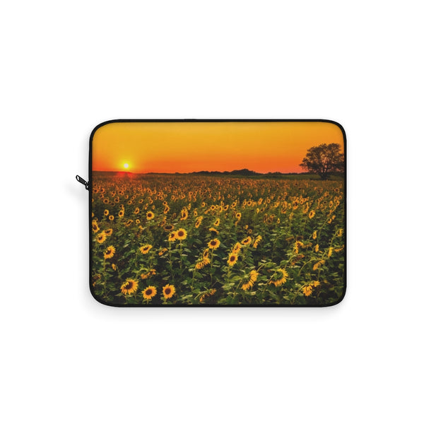 Laptop Sleeve Computer Case Sunflower Fields - Dakoda Goods & Co.