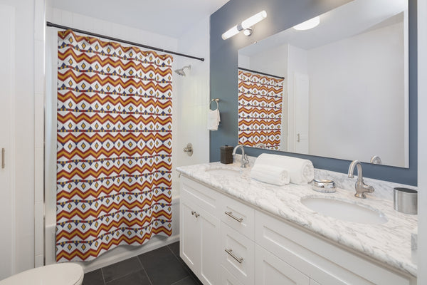 Southwestern Shower Curtain, Bathroom Decor - Dakoda Goods & Co.