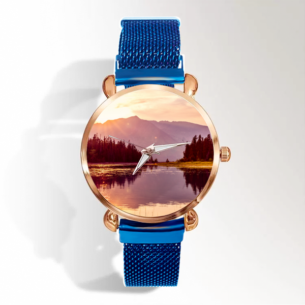 Scenic Watch Multicolor Women’s Magnetic Buckle Quartz Wrist Watch