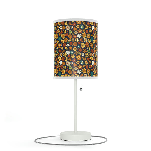 Table Lamp for Living Room Floral Decor Lighting for Bedroom Reading Lamp Home Decor Retro US|CA plug
