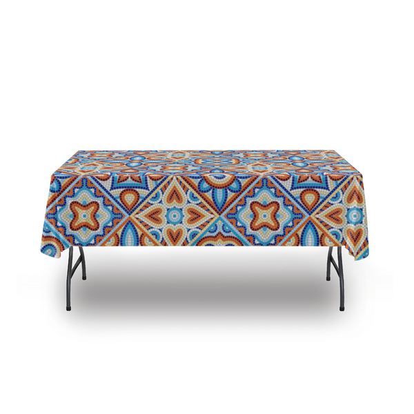 Tablecloth Mural Print Polyester Fade Resistant Table Cloth - Dakoda Goods & Co.