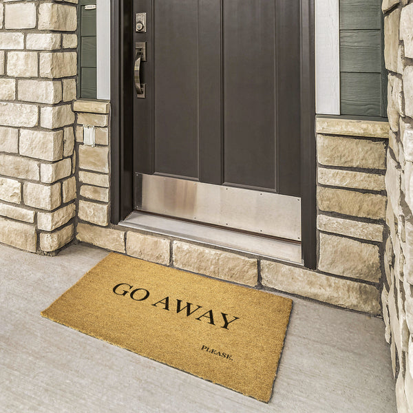 Coir Doormat Go Away. Please Funny Door Mat Welcome Mat - Dakoda Goods & Co.