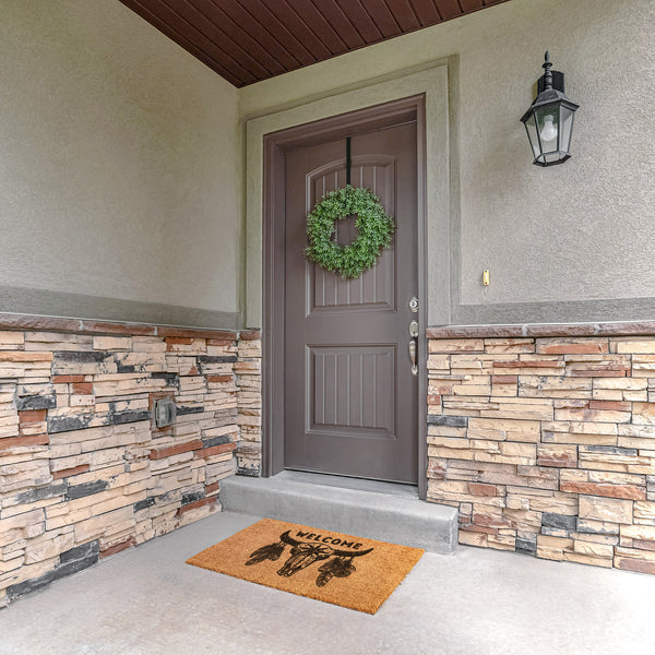 Door Mat Coir Welcome Mat Farmhouse Decor