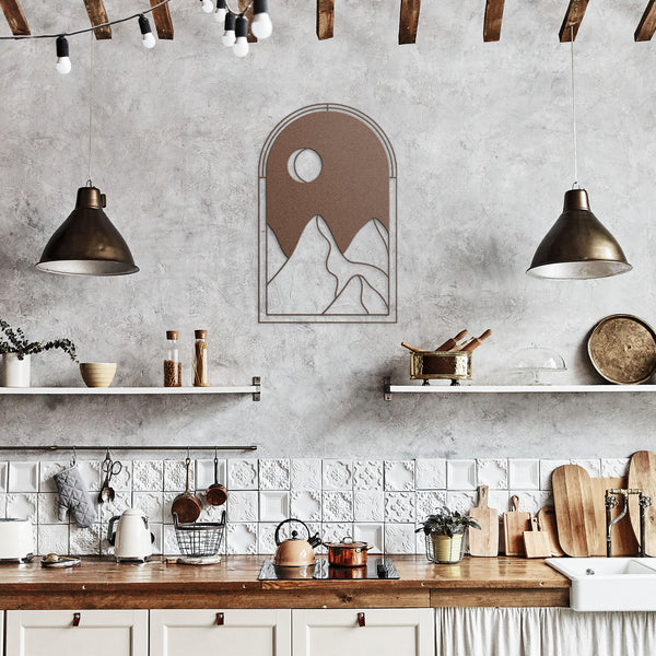 Metal Wall Art Desert Night Wall Decor