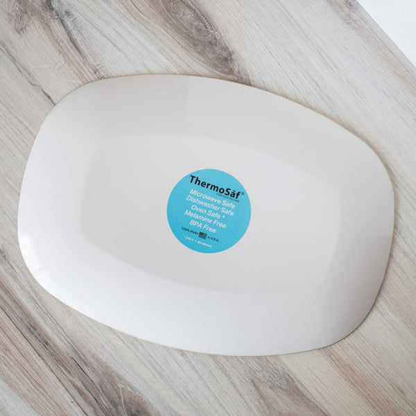 Speckled Abstract Plastic Serving Platter