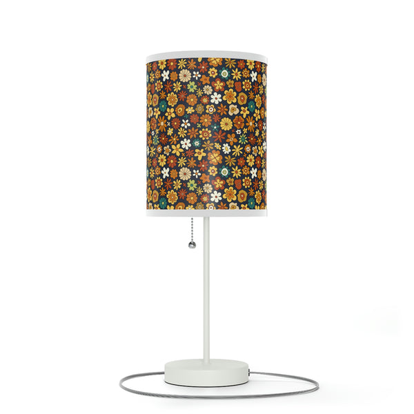 Table Lamp for Living Room Floral Decor Lighting for Bedroom Reading Lamp Home Decor Retro US|CA plug