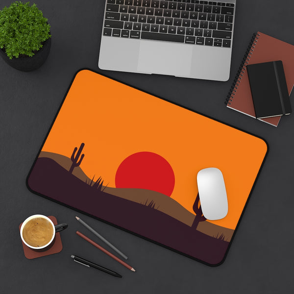 Large Desk Mat, Desert Moon Office Accessories - Dakoda Goods & Co.