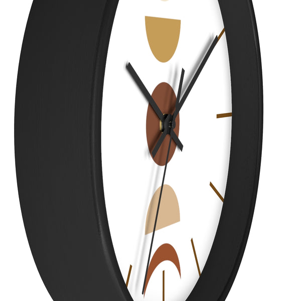 Wall Clock, Clocks, Moon Faces, Organic Theme, Wooden Clock, Time, Wall Decor - Dakoda Goods & Co.