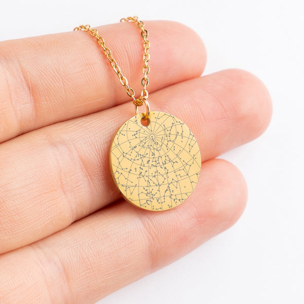 Custom Star Map Necklace, Great Personalized Gifts for Anyone