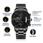 Gift for Husband Anniversary Gifts for Him, Waterproof Watch