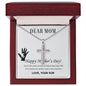 Cross Necklace for Mom Happy Mother's Day Gift from Son, Mothers Day gifts