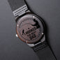 I Hooked the Best Dad Fishing Gift for Dad, Christmas Gift Wooden Watch