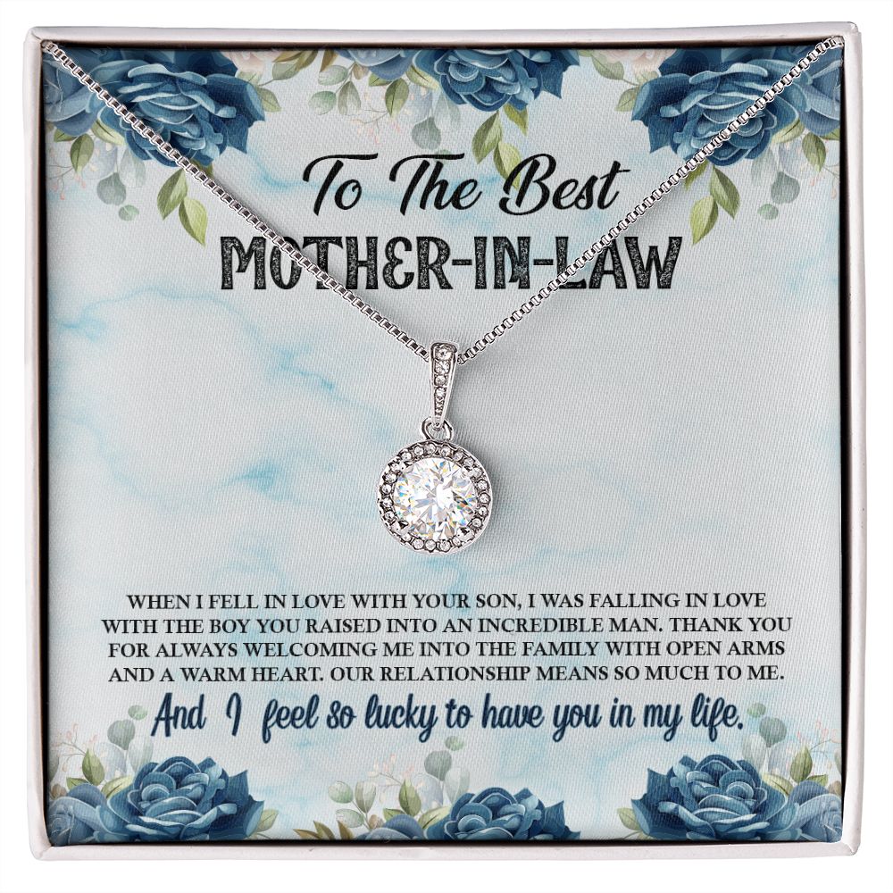 Mother-in-Law Gifts, Wedding Gifts for MIL Cubic Zirconia Necklace Jewelry Gift - Dakoda Goods & Co.