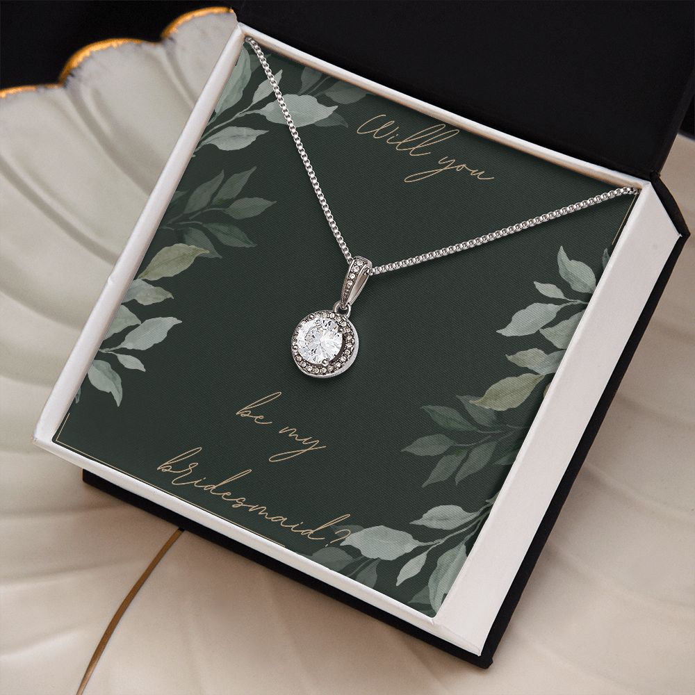 Bridesmaid Gifts Necklace Will you be my Bridesmaid Jewelry Gift